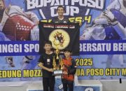 Kakak Beradik Abra dan Movica Sukses Raih Prestasi di Turnamen Taekwondo Bupati Poso Cup IV