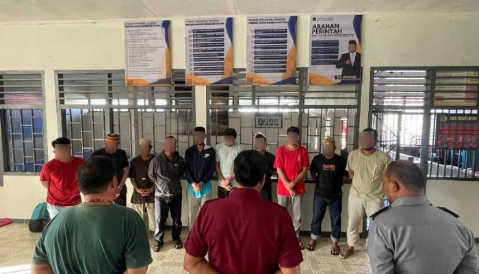 Berikan Arahan Kepada Narapidana Pindahan Dari Lapas Luwuk, Ini Penekanan Kalapas Ampana