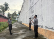 Deteksi Dini, Petugas Lapas Ampana Lakukan Kontrol Area Brandgang, Tembok Luar Lapas dan Blok Hunian