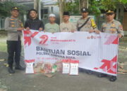 Polri Untuk Masyarakat, Polsek Ampana Kota Salurkan Paket Sembako Hari Bhayangkara ke 79