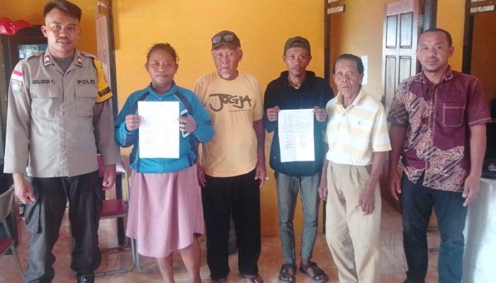 Selesaikan Permasalahan Warga, Bhabinkamtibmas Polsek Ampana Kota Lakukan Problem Solving