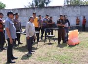 Semarak Hari Bhayangkara ke 79, Kapolres Touna Bersama Forkopimda dan Tokoh Agama Latihan Menembak