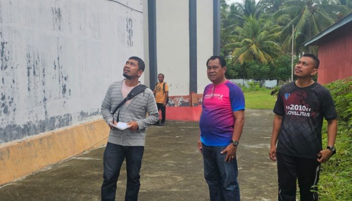 Tindak Lanjut Koordinasi Rehabilitasi Tembok, Dinas PUPR Touna Lakukan Kunjungan Teknis ke Lapas Ampana