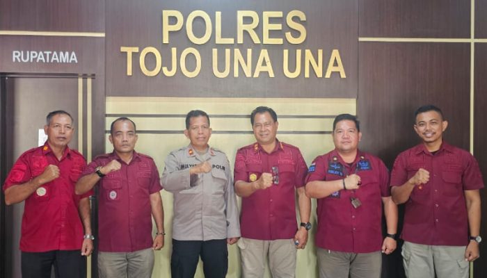 Tingkatkan Keamanan dan Ketertiban, Kalapas Ampana Lakukan Kunjungan Koordinasi Dengan Polres Touna