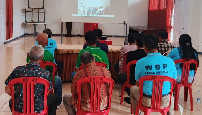 Warga Binaan Kristen Lapas Ampana Ikuti Ibadah Virtual Bersama Yayasan Sungai Kehidupan Ministry