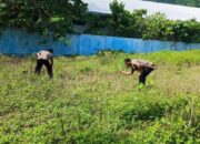 Sat Polair Polres Touna Gelar Kurvei di Desa Uebone, Tingkatkan Kebersihan Pesisir