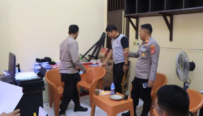 Sambut Hari Bhayangkara Ke 79, Polres Touna Gelar Lomba Kebersihan Mako