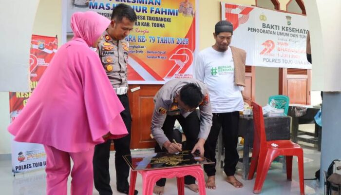 Kapolres Nasrani menjadi Pejuang Toleransi “Membangun Masjid” Untuk Mualaf di Pedalaman Ulubongka.