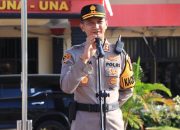 Pimpin Apel Pagi dan Anev, Kapolres Touna Tekankan Disiplin dan Integritas Personel