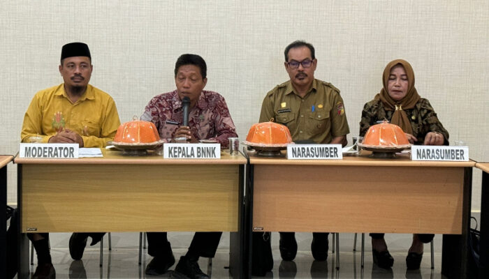 Beri Materi di Rakor KONTAN BNN, Pj Sekda Touna: Peran Masyarakat Penting Antisipasi Narkoba