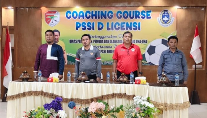 Buka Coaching Course PSSI Lisensi, Bupati Ilham Lawidu: Potensi Besar Sepakbola Profesi Menjanjikan