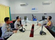 Hari Ketiga Operasi Patuh Tinombala 2025, Polres Touna Sosialisasikan Tertib Berlalu Lintas di RRI Ampana