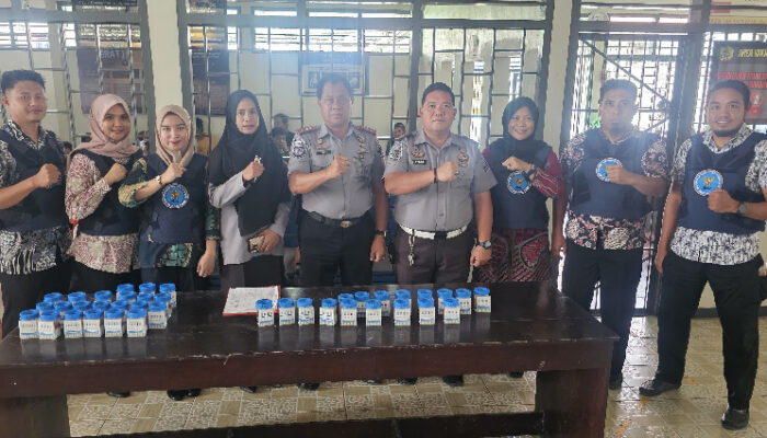 Jalani Tes Urine, Seluruh Petugas dan WBP Lapas Ampana Negatif Narkoba