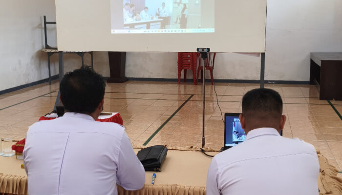 Kalapas Ampana Bersama Operator Ikuti Sosialisasi dan Monitoring SPAK-SPKP