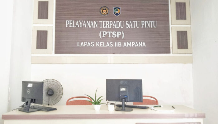 Optimalkan Pelayanan Publik, Lapas Ampana Hadirkan Pelayanan Terpadu Satu Pintu