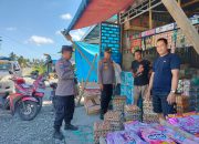 Patroli dan Monitoring Pasar, Polsek Ampana Kota Jaga Stabilitas Harga dan Ketersediaan Barang Kebutuhan Pokok