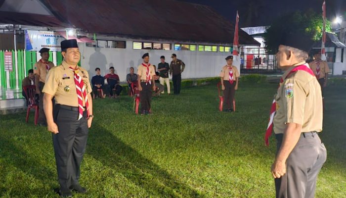 Lapas Ampana Gelar Pramuka dan Api Unggun Dalam Rangka PERSARI Satya Dharma Bhakti Pemasyarakatan Se-Sulawesi Tengah