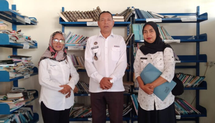 Tingkatkan Layanan Perpustakaan Lapas Ampana, Dispursip Touna Lakukan Pendataan Koleksi Buku
