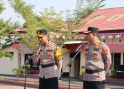 Kapolres Touna Berganti, Welcome and Farewell Parade Digelar Khidmat