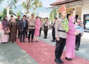 Wabup Surya Hadiri Acara Penyambutan Kapolres Touna Baru