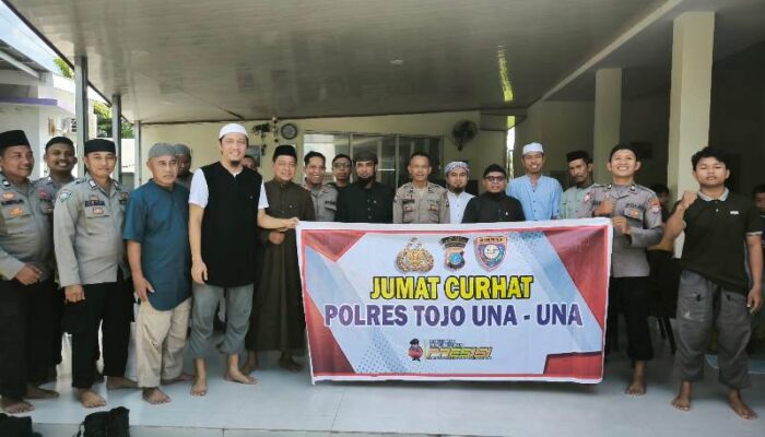 Jumat Curhat, Polisi Dengar Aspirasi dan Keluhan Jamaah Masjid Assunah Touna