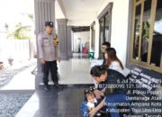 Gelar Minggu Kasih, Polsek Ampana Kota Berikan Himbauan Kamtibmas di Gereja GKII Ampana