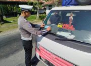 Sosialisasi Patuh Tinombala 2025: Polres Touna Edukasi Pengendara di Ampana