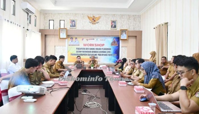 Tingkatkan Kualitas dan Akurasi Pengelolaan Data, Diskominfo Touna Gelar Workshop Evaluasi dan Pemantauan SPBE