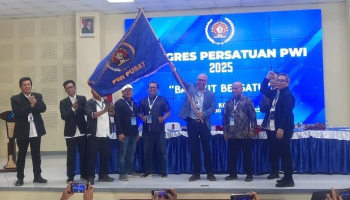 Akhmad Munir terpilih sebagai Ketua Umum PWI Pusat 2025–2030