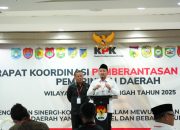 Hadiri Rakor Pemberantasan Korupsi, Bupati Ilham Lawidu Tegaskan Komitmen Jalankan Pemerintahan Bersih