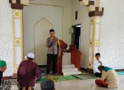 Kapolsek Ampana Kota Sampaikan Himbauan Kamtibmas di Masjid Al Amin Labiabae