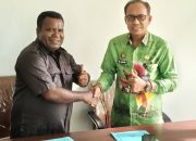 Dukung Program Pembinaan,Lapas Timika Teken PKS dengan Dinas Koperasi dan UMKM Mimika