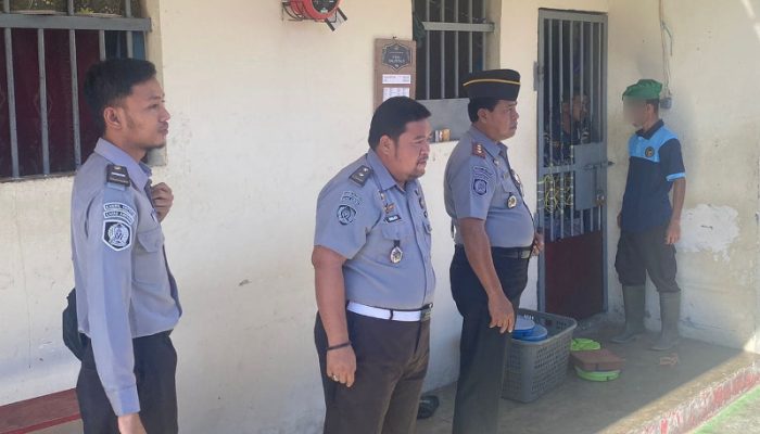 Kontrol Blok Hunian, Kalapas Ampana Tegaskan Komitmen Pada Kesejahteraan dan Ketertiban Warga Binaan