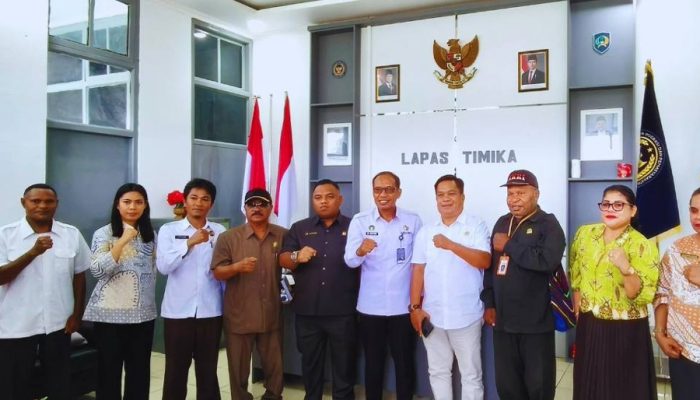 Lapas Timika Terima Kunjungan DPRD Kabupaten Mimika