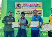 Lurah Fariz Berikan Apresiasi 3 Peserta Kelompok Keluarga Sadar Hukum Labiabae Lulus Pelatihan Paralegal Serentak