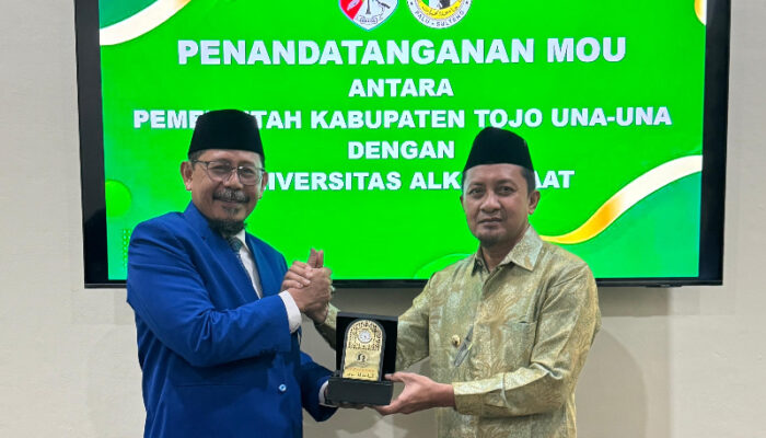 Pemkab Touna dan Unisa Palu Teken MoU Tingkat Kualitas Pendidikan dan SDM