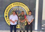 Perkuat Sinergi dan Tingkatkan Keamanan, Lapas Ampana Terima Kunjungan Anggota Koramil Ratolindo