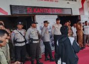 Polres Touna Kerahkan Puluhan Personel Amankan Aksi Damai Penutupan Tambang di Ampana Tete