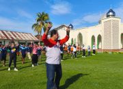 Semangat Kemerdekaan dan Jaga Kebugaran, Lapas Ampana Gelar Senam Kebugaran Bersama Pegawai dan WBP