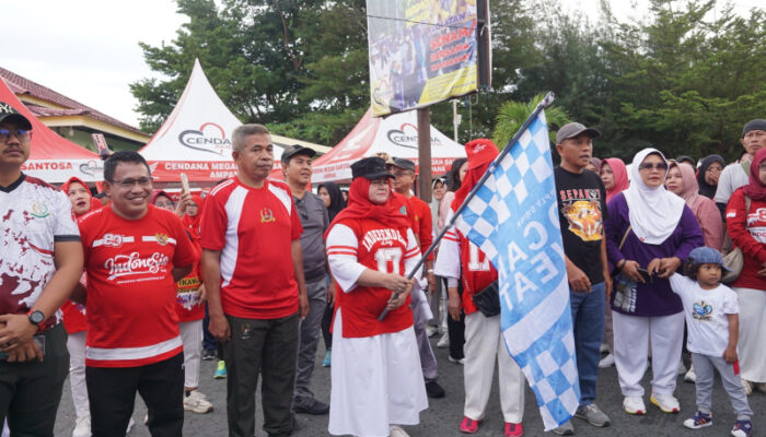 Semarak Kemerdekaan RI ke-80, Pemkab Touna Gelar Car Free Day