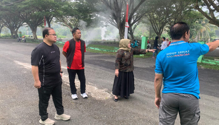 Wabup Surya Turun Langsung Pimpin Kerja Bakti Persiapan Upacara HUT RI ke-80