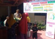 Polsek Ampana Tete Gelar Pasar Beras Murah, Warga Antusias Sambut Bantuan