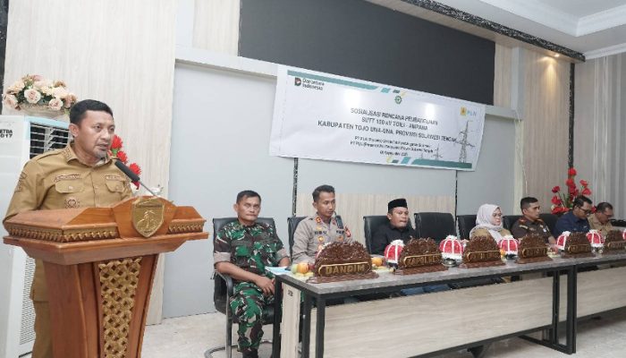 Sosialisasi Rencana Pembangunan SUTT 150 KV Toili – Ampana, Bupati Ilham Lawidu: Listrik Kebutuhan Pemerintah dan Masyarakat