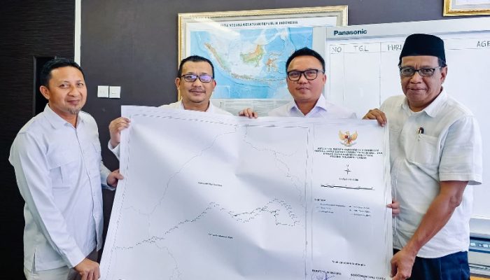 Bupati Morut dan Bupati Touna Hadiri Rapat Penegasan Batas Daerah di Kemendagri