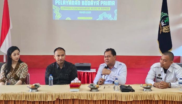 Gandeng BRI Cabang Ampana, Lapas Ampana Berikan Sosialisasi Pelayanan Budaya Prima Bagi Pegawai
