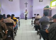 Ibadah Minggu Jadi Wadah Pembinaan Mental dan Spiritual WBP Lapas Ampana