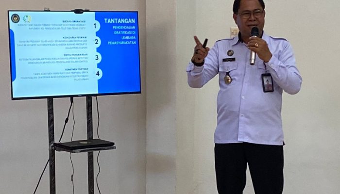 Kalapas Ampana Perkuat Integritas Pegawai melalui Sosialisasi Pengendalian Gratifikasi