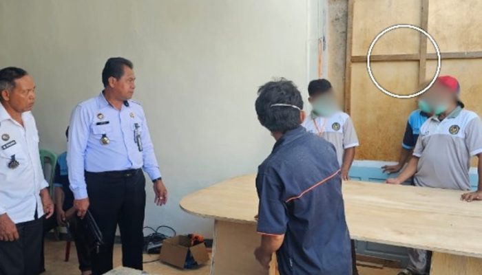 Tinjau Kegiatan Pembinaan Kemandirian, Kalapas Ampana Beri Motivasi kepada Warga Binaan