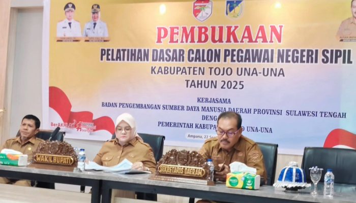 Buka Latsar CPNS Touna 2025, Wabup Surya: Syarat Wajib Bentuk ASN Profesional yang Berkarakter