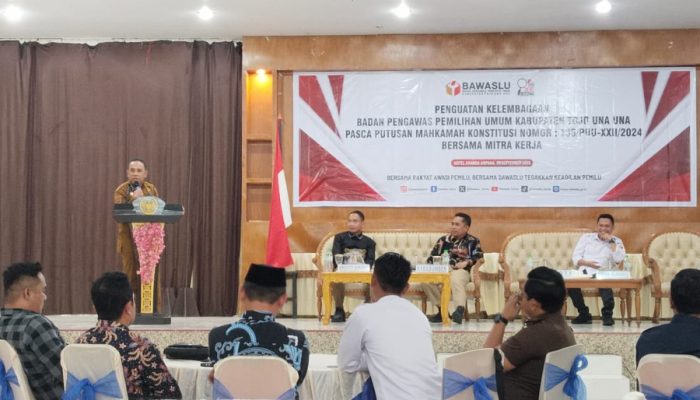 Bawaslu Touna Gelar Penguatan Kelembagaan Pasca Putusan MK, Asisten II Aspan Taurenta: Penting Untuk Demokrasi